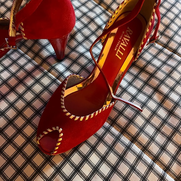 New without tags suede leather shoes with ankle strap size 8 - Picture 5 of 7